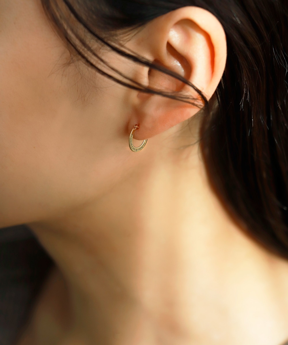 楽天市場】letter・プレートフープピアス／シエナロゼ（SIENA ROSE