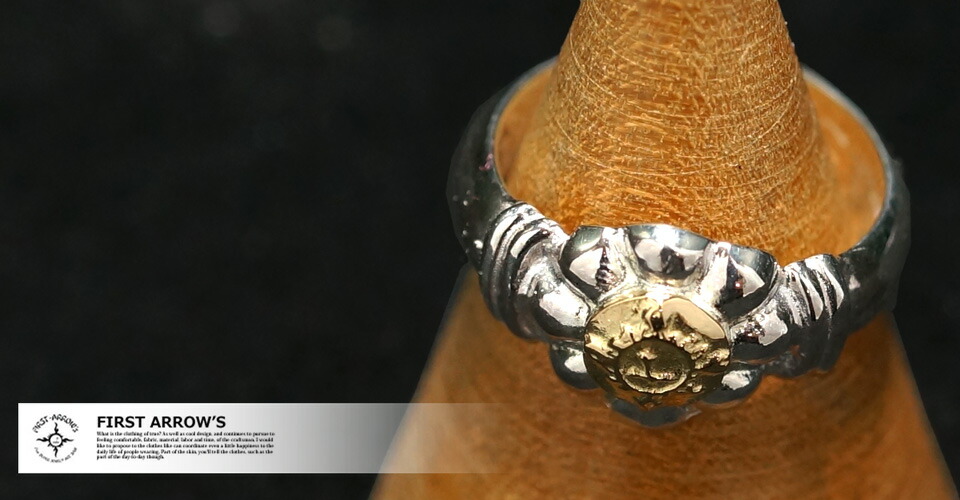 楽天市場】ポイント2倍!!ファーストアローズ K18付 コンチョリング