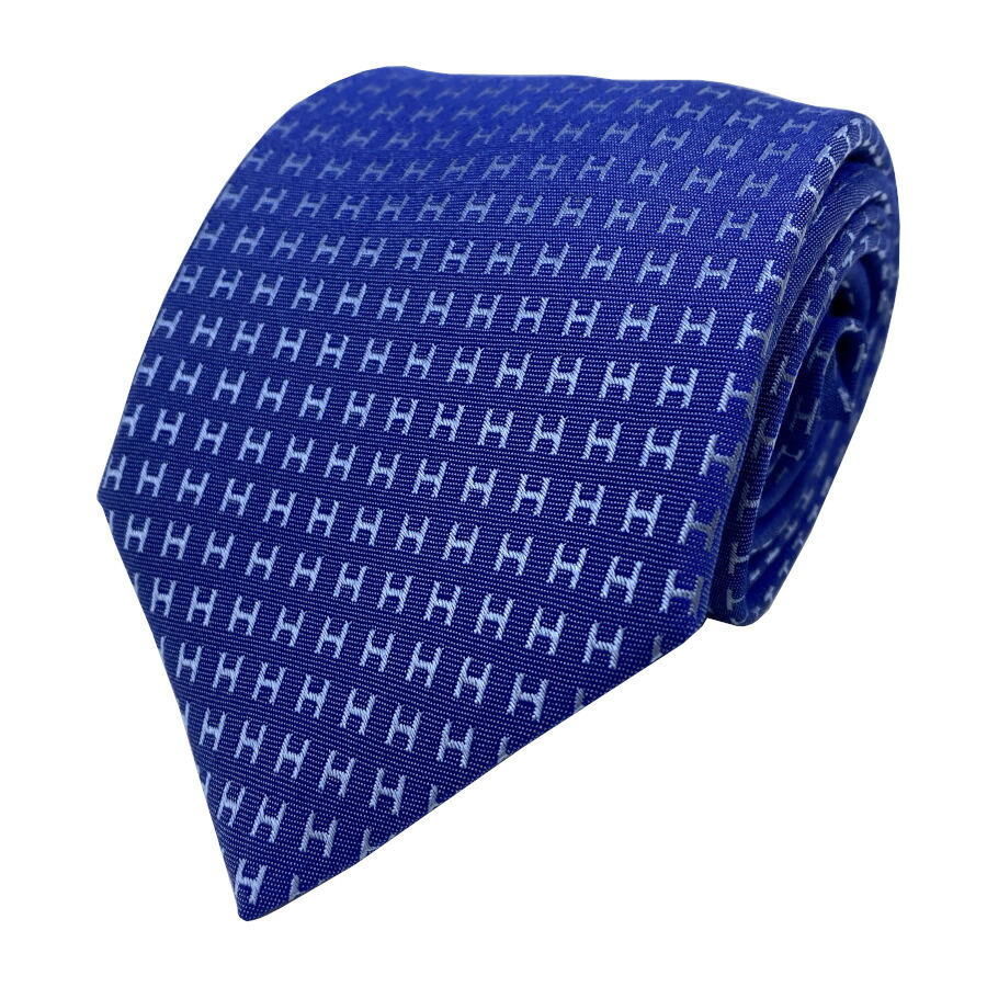 楽天市場】【新品】 エルメス HERMES ネクタイ H織りタイ バイカラー