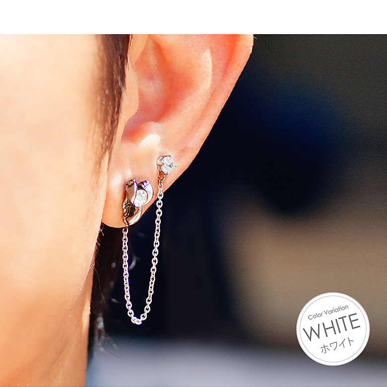 楽天市場】ステンレス アクセサリー メンズ 片耳用ピアス spi0088獣爪