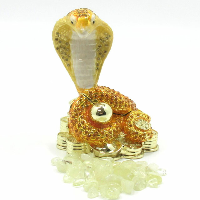 楽天市場】蛇 置物 風水 金ヘビ 風水グッズ ヘビの置物 高さ約10