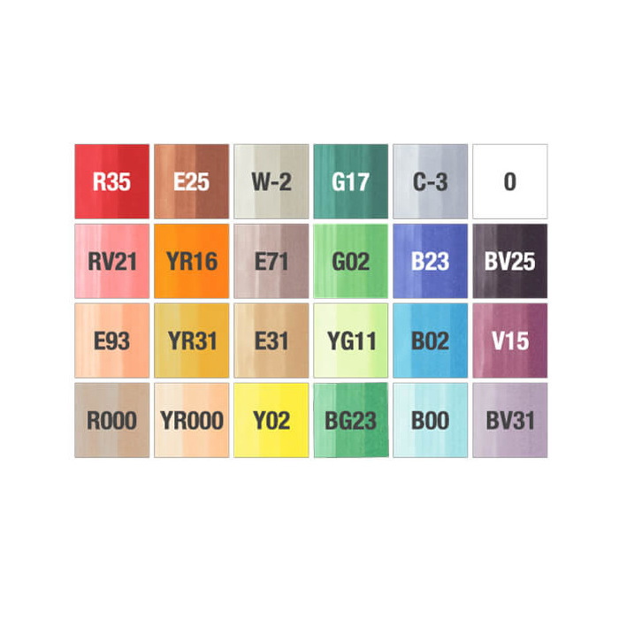 楽天市場】COPIC ciao/コピックチャオ [スタート24色セット] TOO 855