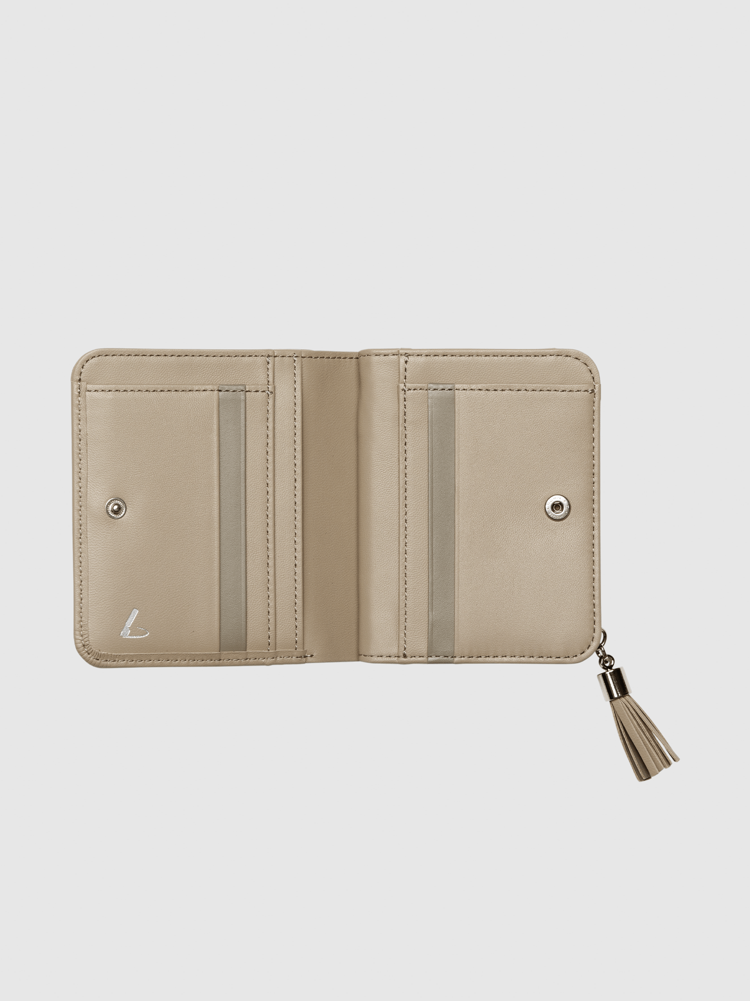 フリンジスモールウォレット (スムースラムスキン) – 二つ折り財布