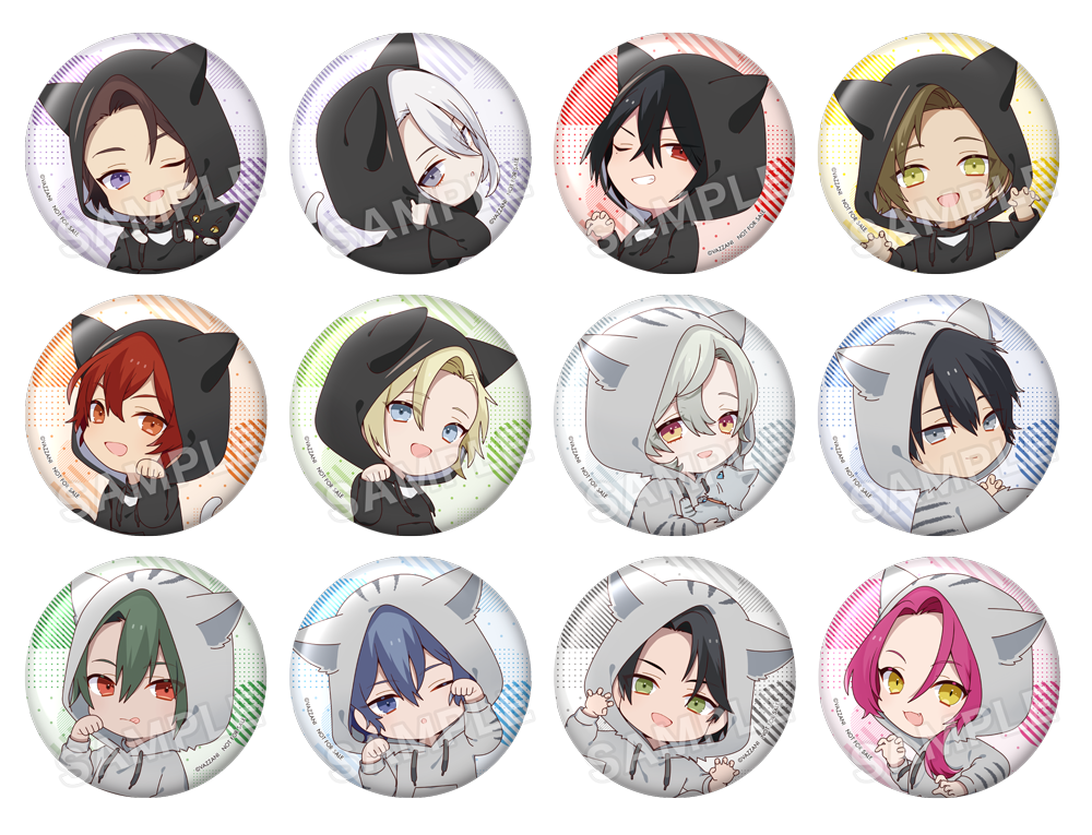 築二葉 築一紗 白井悠介 缶バッジ 眞宮孝明 天羽玲司 ツキプロ バズロ