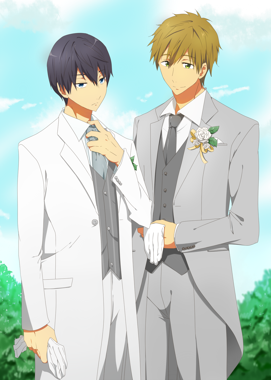 FREE!【七瀬遙,橘真琴】 壁紙 | tsundora.com