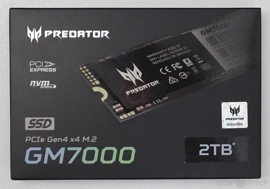 Acer Predator GM7000 2 TB Specs | TechPowerUp SSD Database