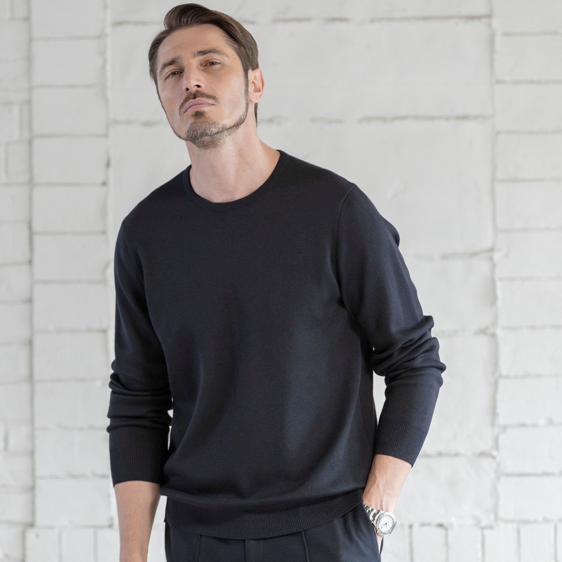 30/70トレンタセッタンタ | lusso：クルーネックプルオーバー（＃7417