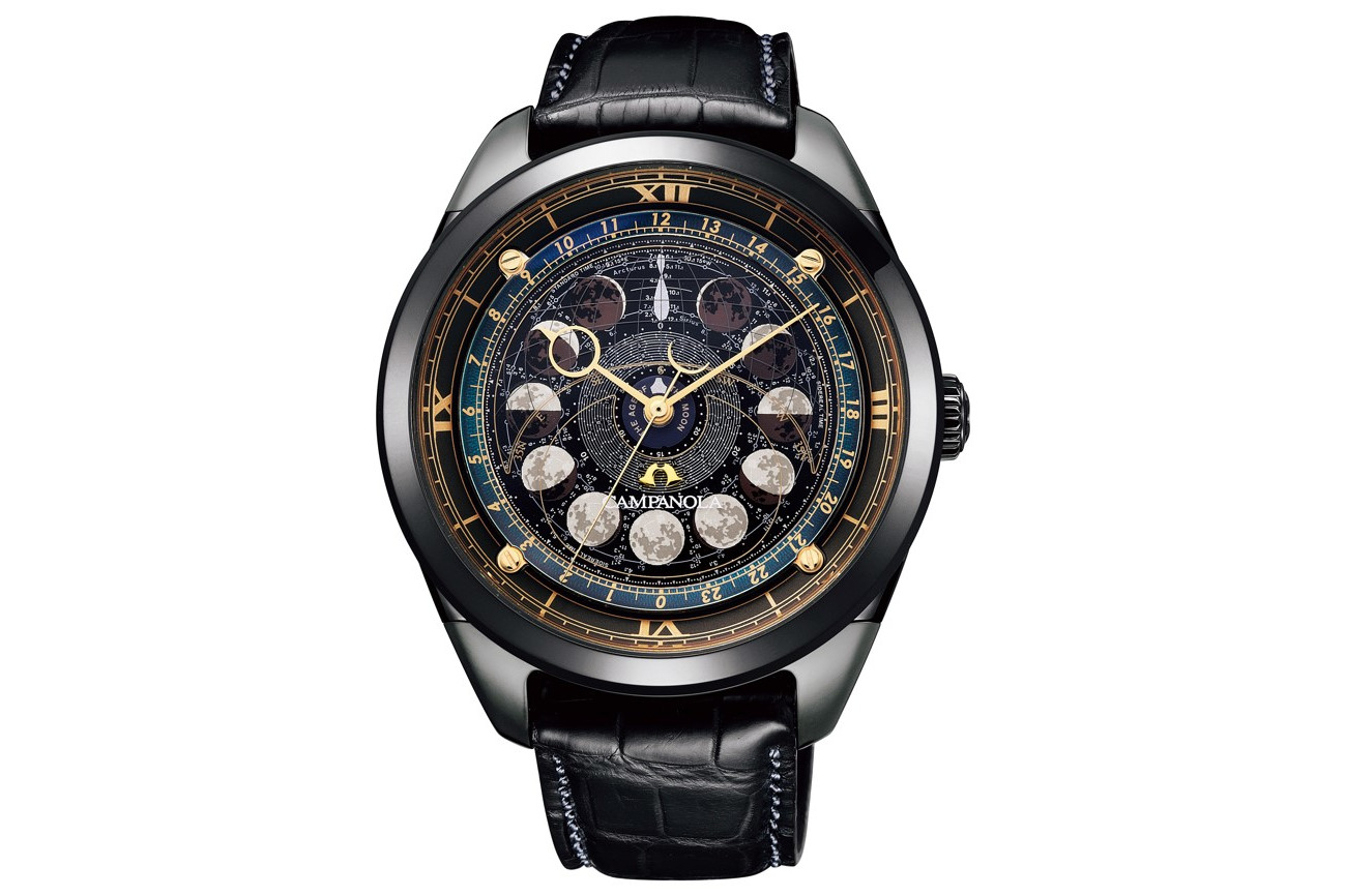 シチズン、「カンパノラ」コスモサインシリーズから月の満ち欠けを表示