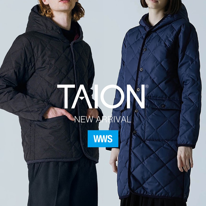 作業着スーツのWWS、日本発のインナーダウン特化ブランド「TAION