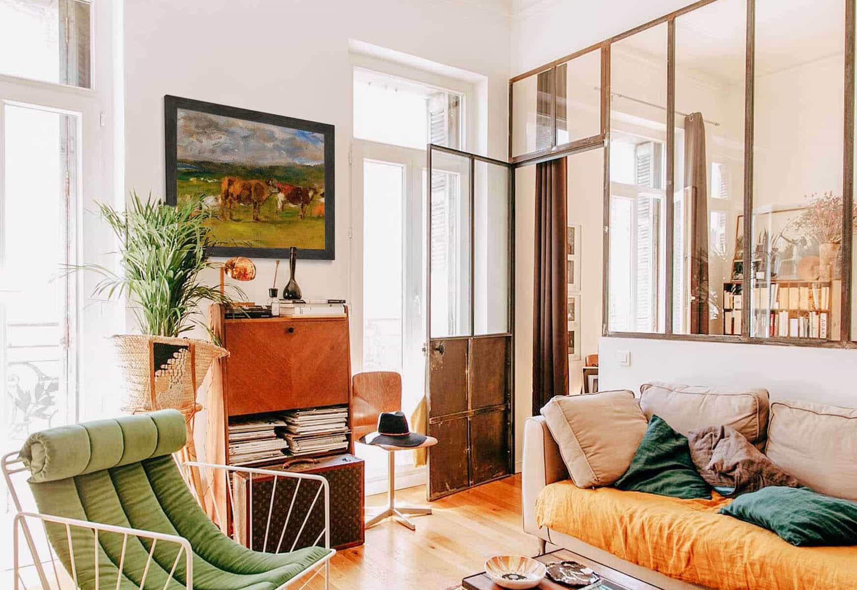 Vaches Au Paturage Etude by Eugene Boudin Print from Truly Art