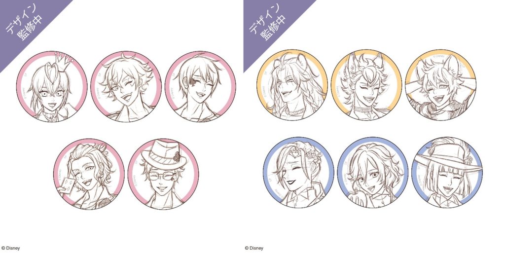 ディズニーアーティストアートスケッチスタイル笑顔Ver.ブラインド缶