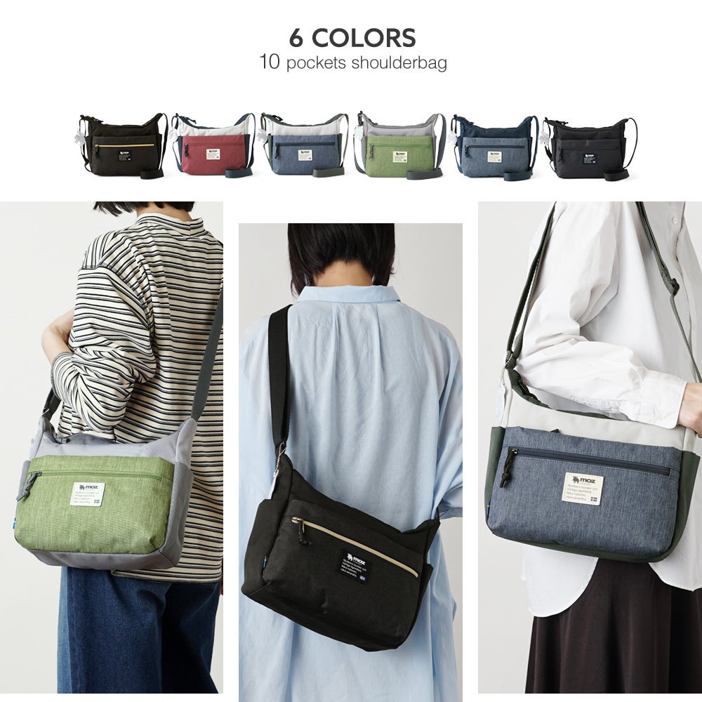 北欧ブランド moz(モズ)】小分け上手な収納力！軽量レディース