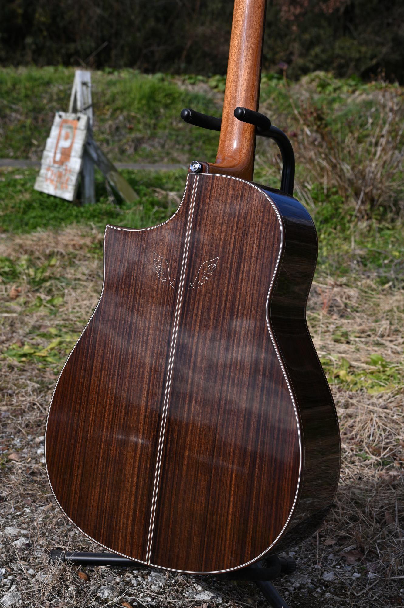 手工アコースティックギターTupli Vesse マホガニー ハードケース付