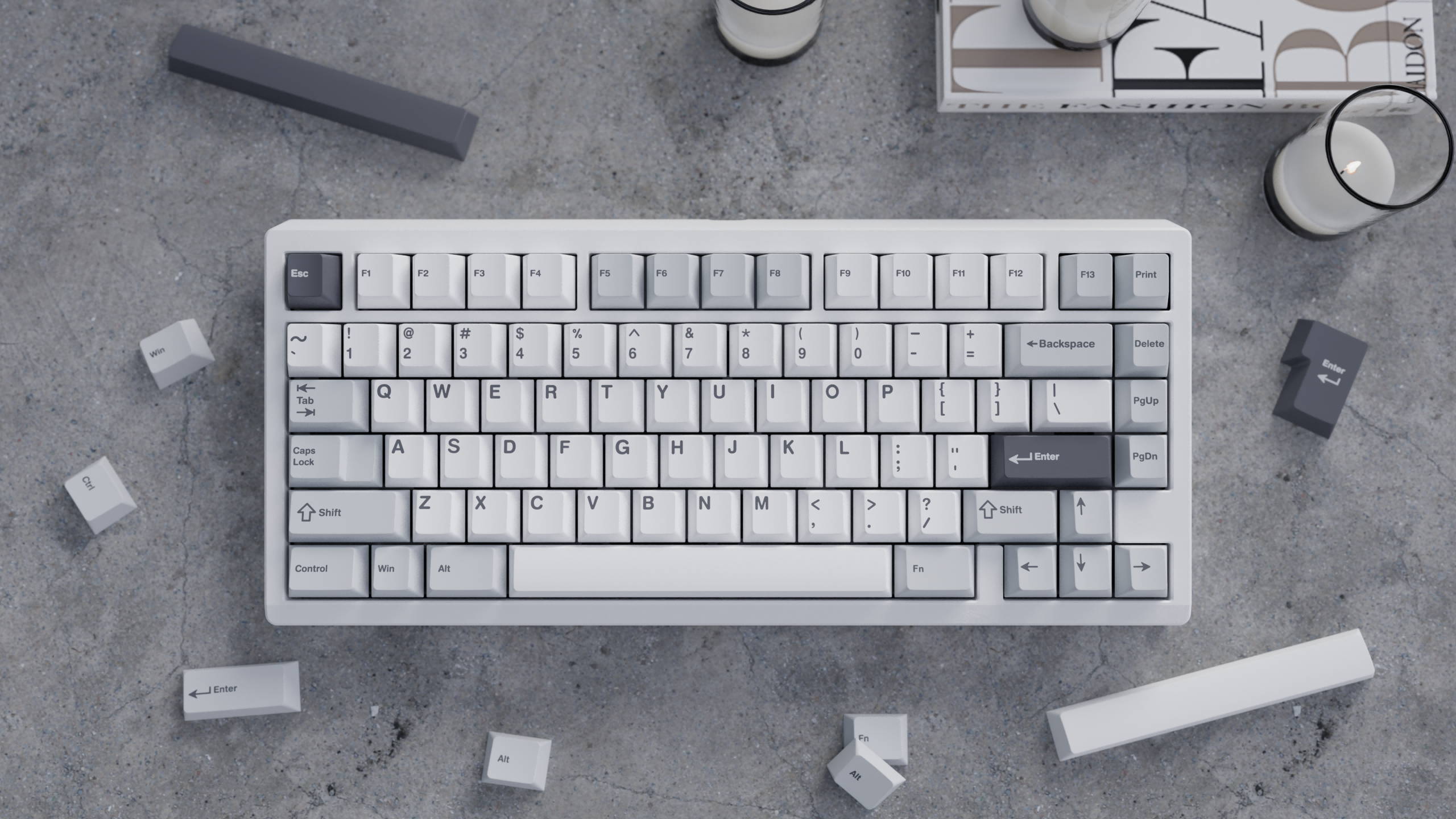 WS Gray Skies Keycaps – Wuque Studio