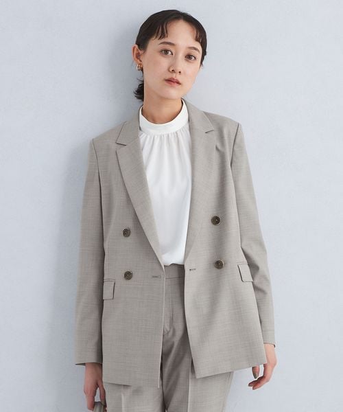 カチリラ ダブル ジャケット ―ウォッシャブル・ストレッチ・防シワ―