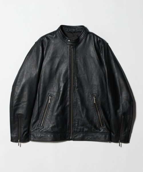 シープ レザー ライダースジャケット＜A DAY IN THE LIFE＞
