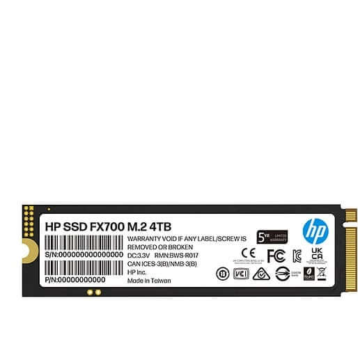 Disco Duro HP FX700 1TB SSD PCIe Gen4 x4 NVMe | PcComponentes.com