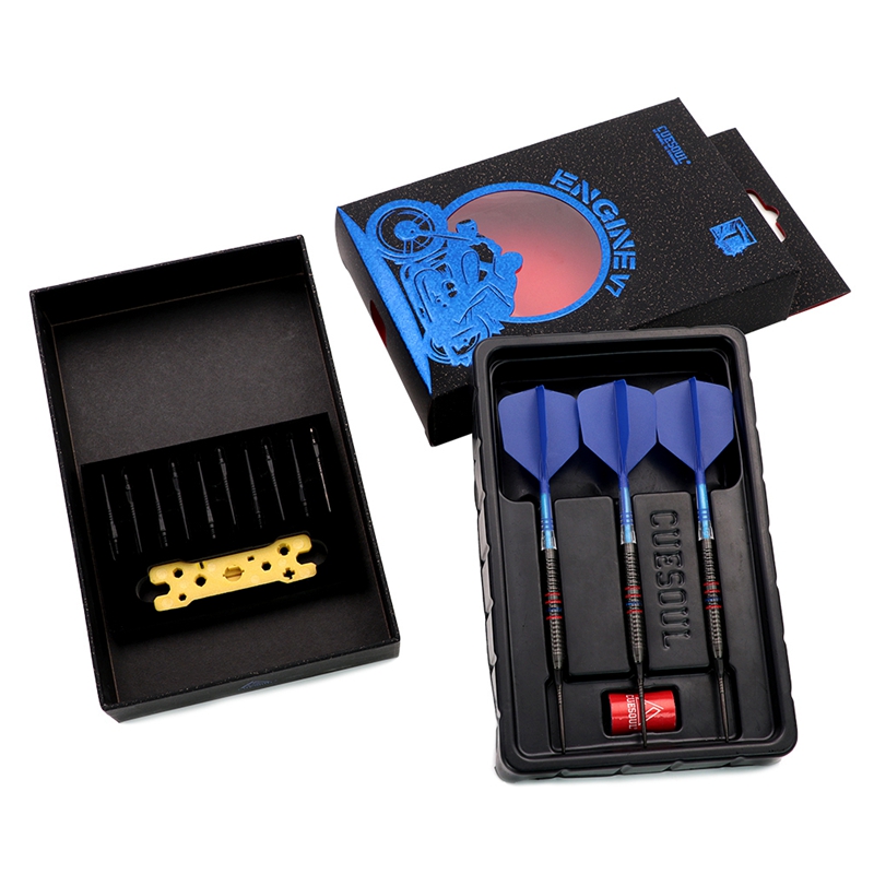CUESOUL ENGINE V7 19/21g Steel Tip 90% Tungsten Dart Set with GEM