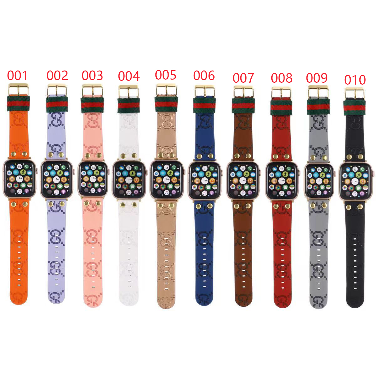 Apple Watchバンド グッチ アップルウォッチバンド GGキャンパス