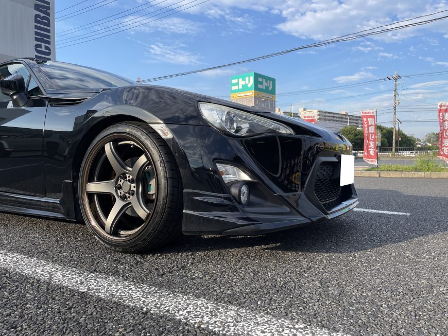 ZN6 86にWORK エモーション T5R2P！前後ディープコンケイブはたまらん