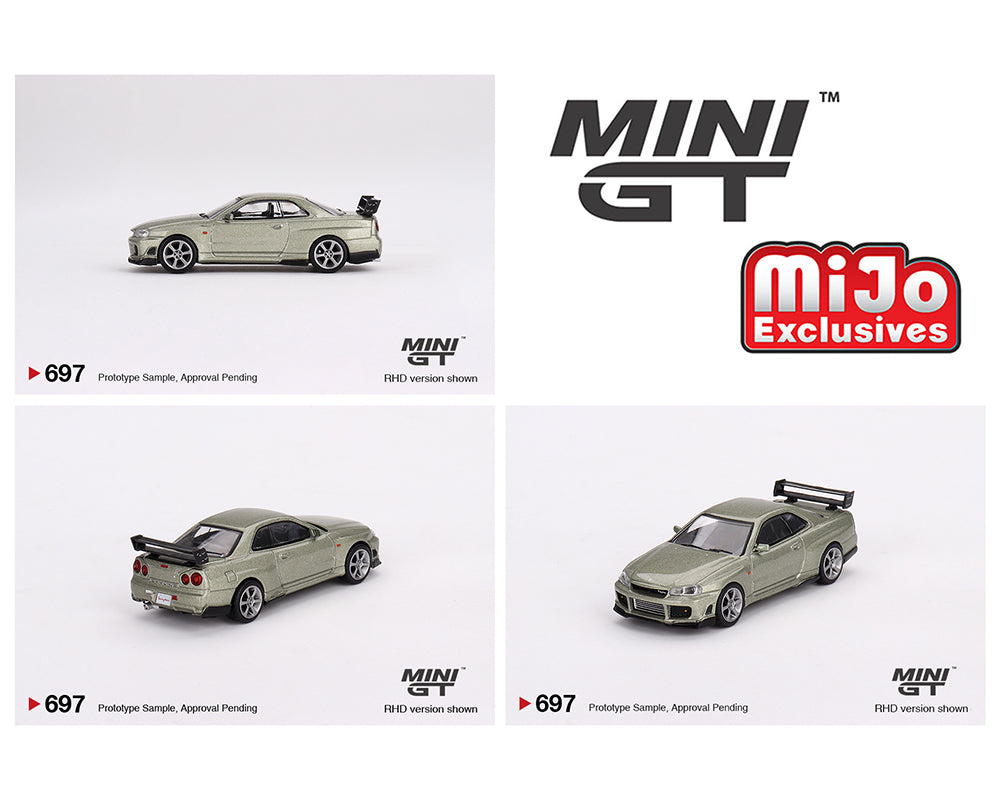 MINI GT 1/64 Nissan Skyline GT-R (R34)Tommykaira R-z Millenium