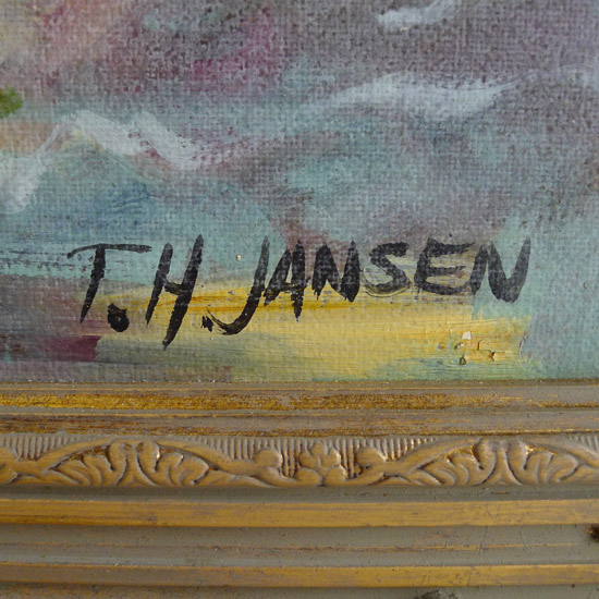 アンティーク絵画 + 額縁（uof1014） - アンティーク家具・雑貨専門店