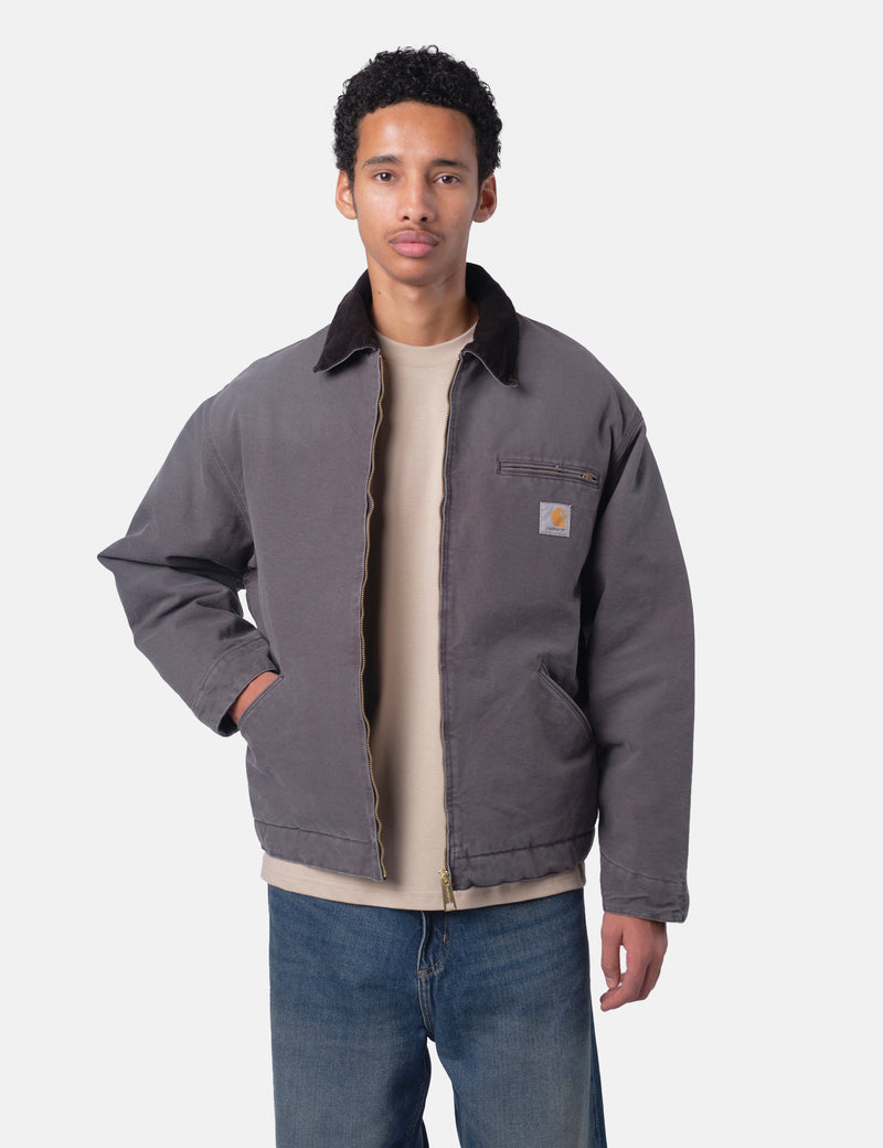 Carhartt WIP OG Detroit Jacket - Graphite/Black | Urban Excess