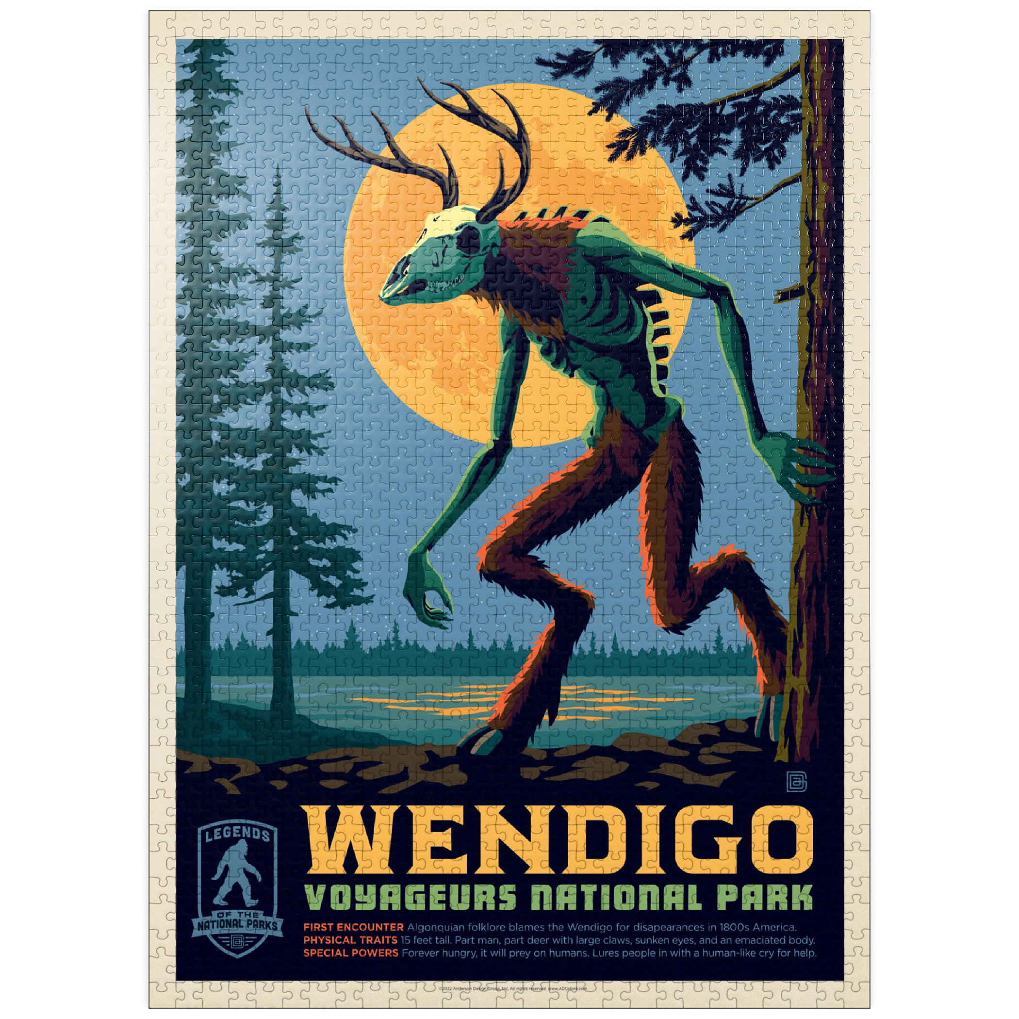 Legends Of The National Parks: Voyageurs' The Wendigo, Vintage