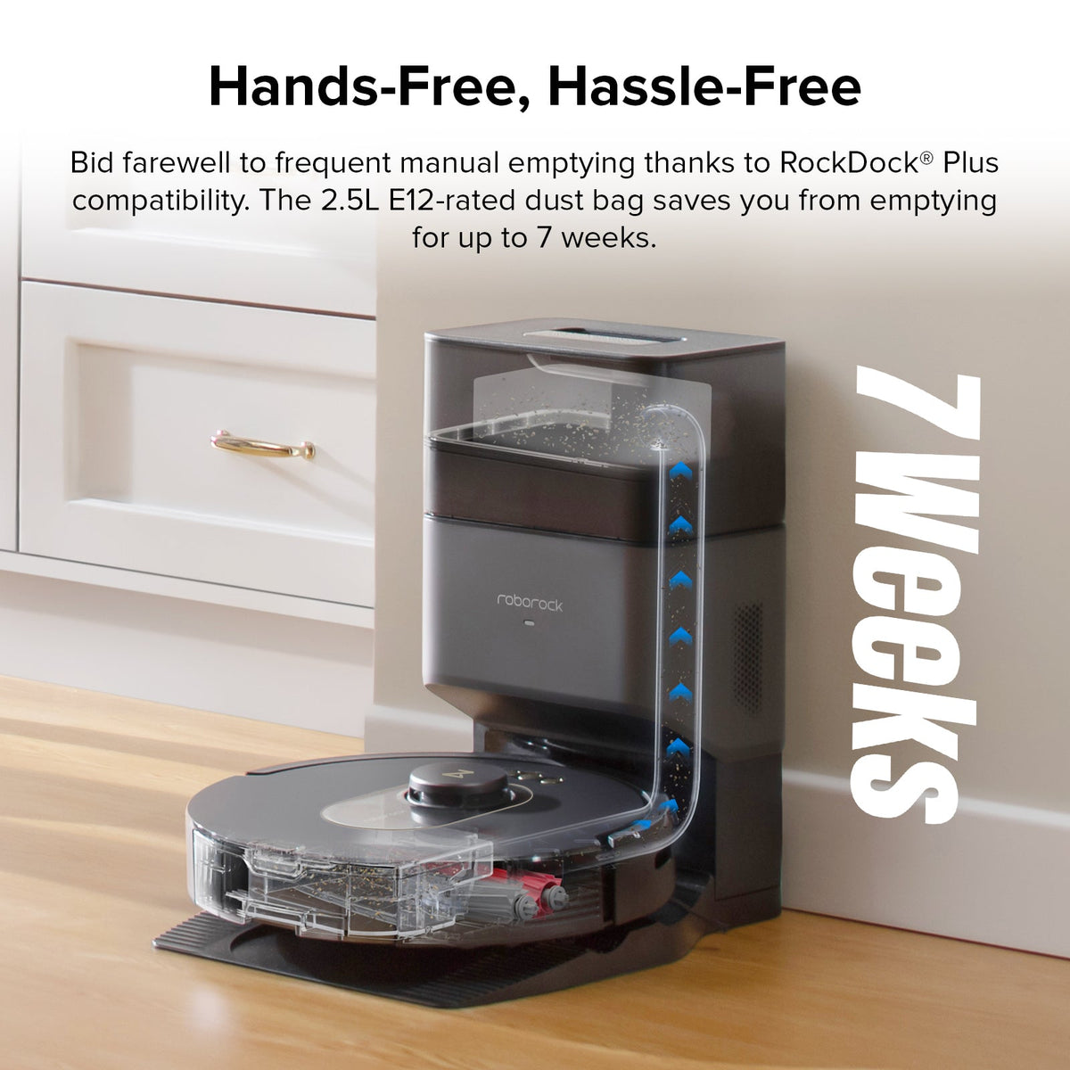 Roborock Q5 DuoRoller+ Robot Vacuum Cleaner with Auto-Empty Dock