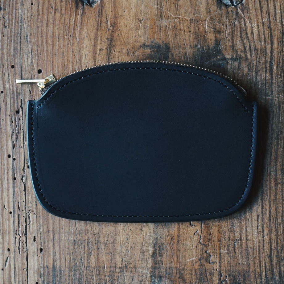 forme(フォルメ)】Coin purse Cordovan/ Black - VELVET