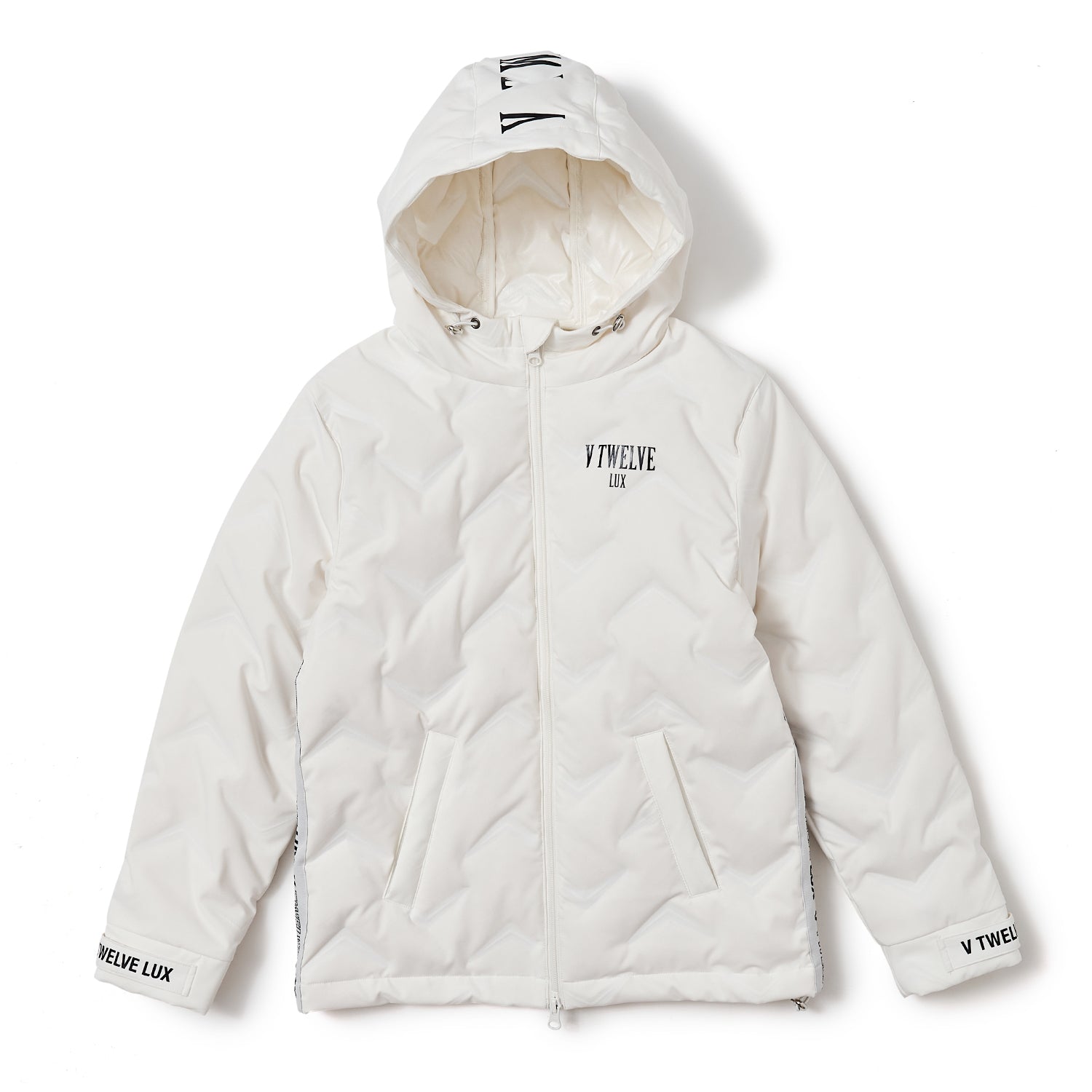 V12 ゴルフ レディース ダウンジャケット LX SIDE TAPE DOWN JKT