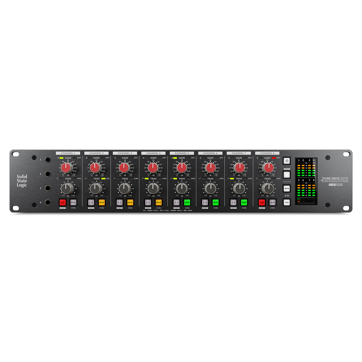 SSL PureDrive OCTO 8-Channel Microphone Preamp - Vintage King