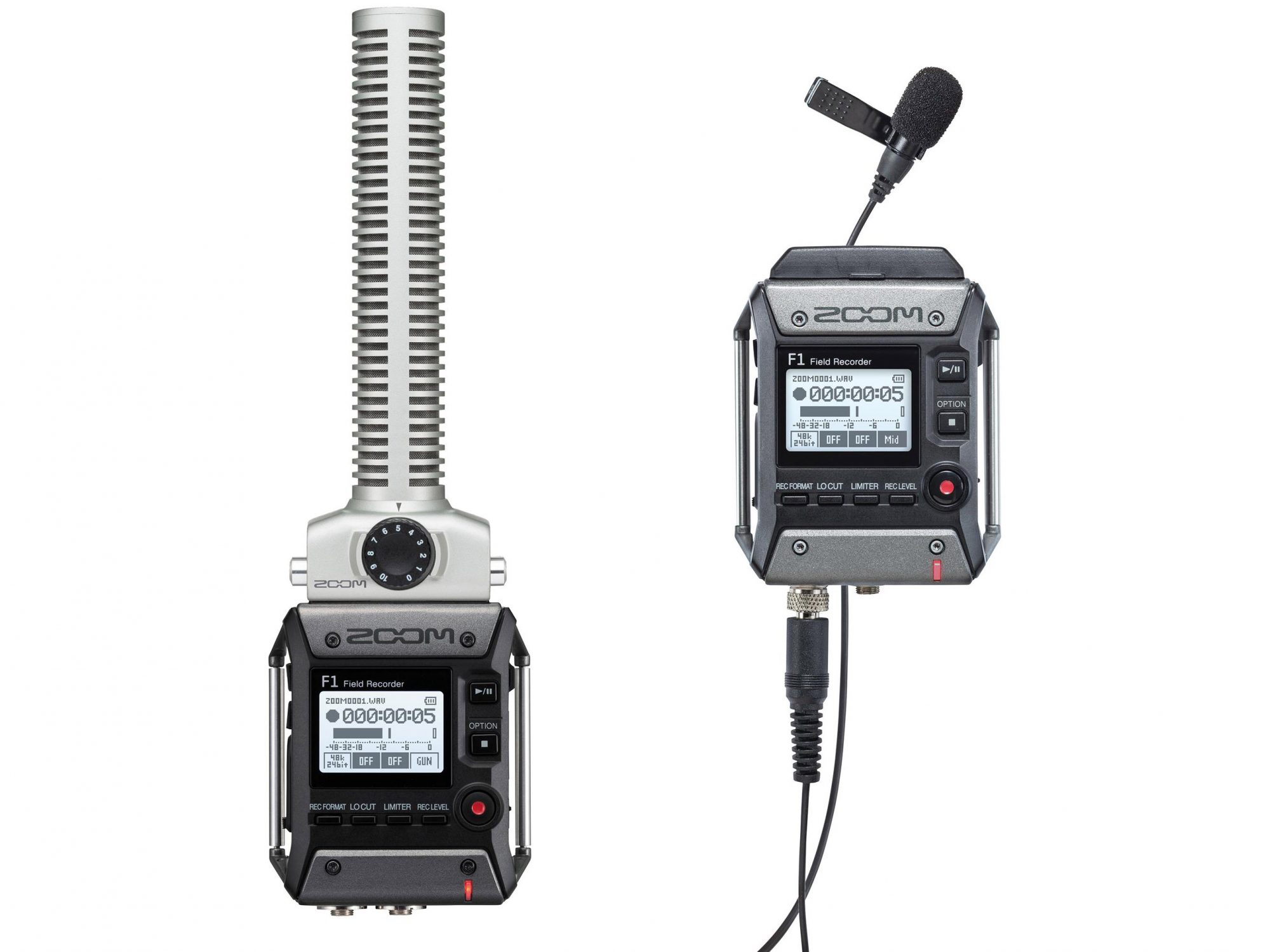 ZOOM、フィールドレコーダー『F1』をマイク付属の2種類のパッケージで