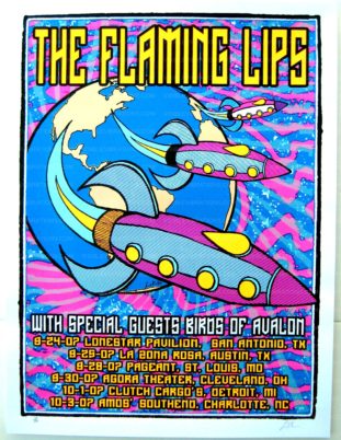 The Flaming Lips Concert Poster | Visible Vibrations