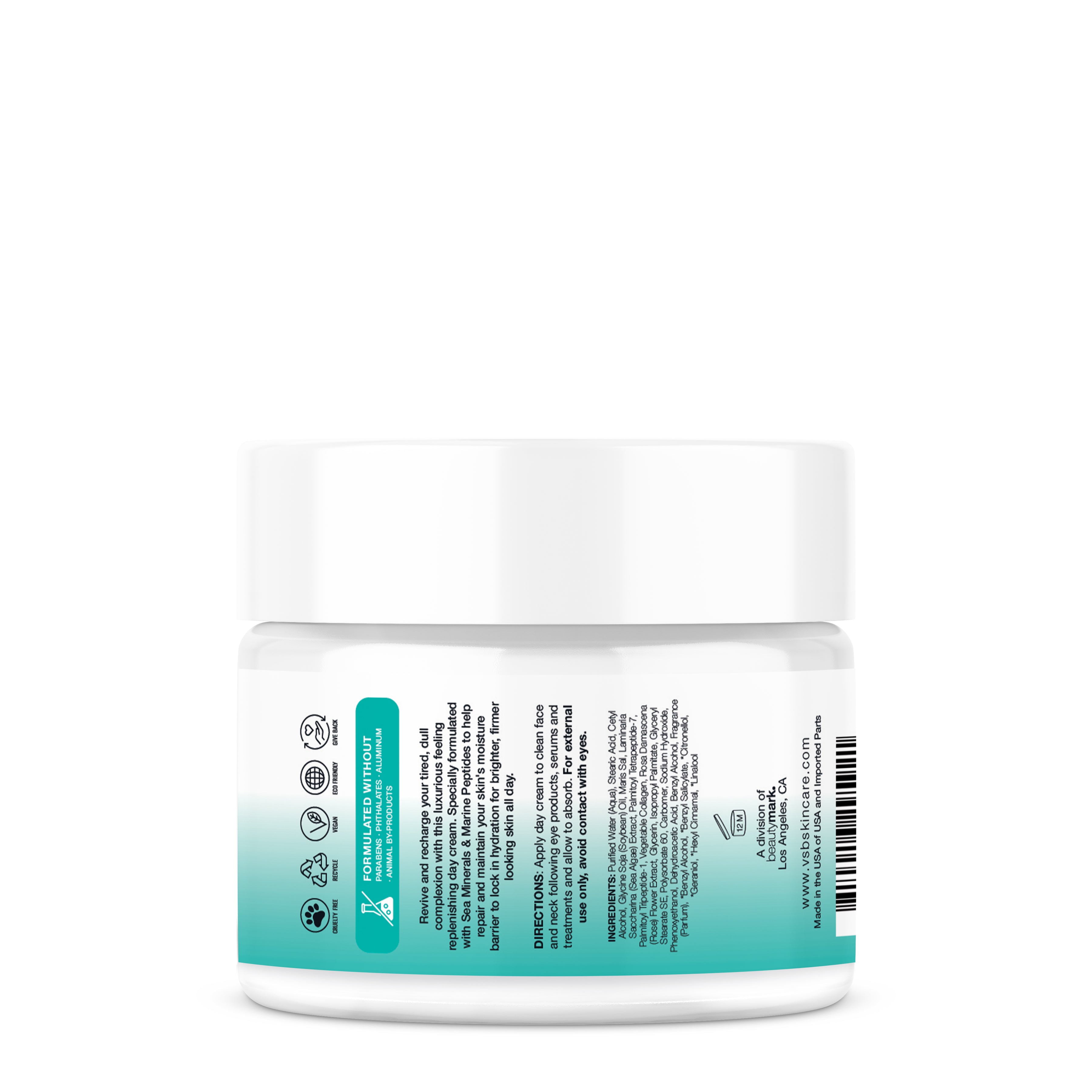 Sea Minerals + Marine Peptides Replenishing Day Cream – Vitamins