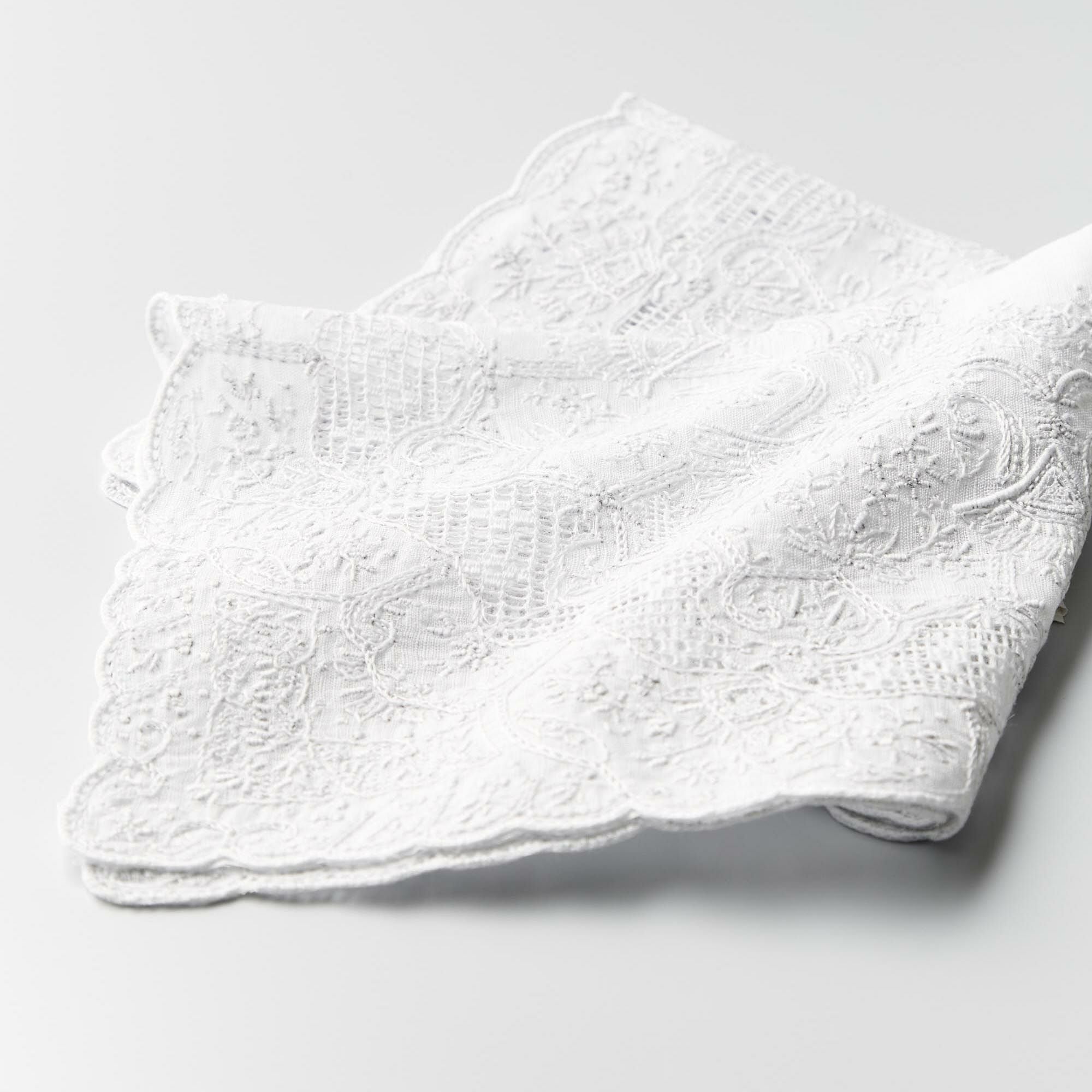 スワトウ刺繍 ハンカチ |刺繍・レース | WAKO公式オンラインブティック