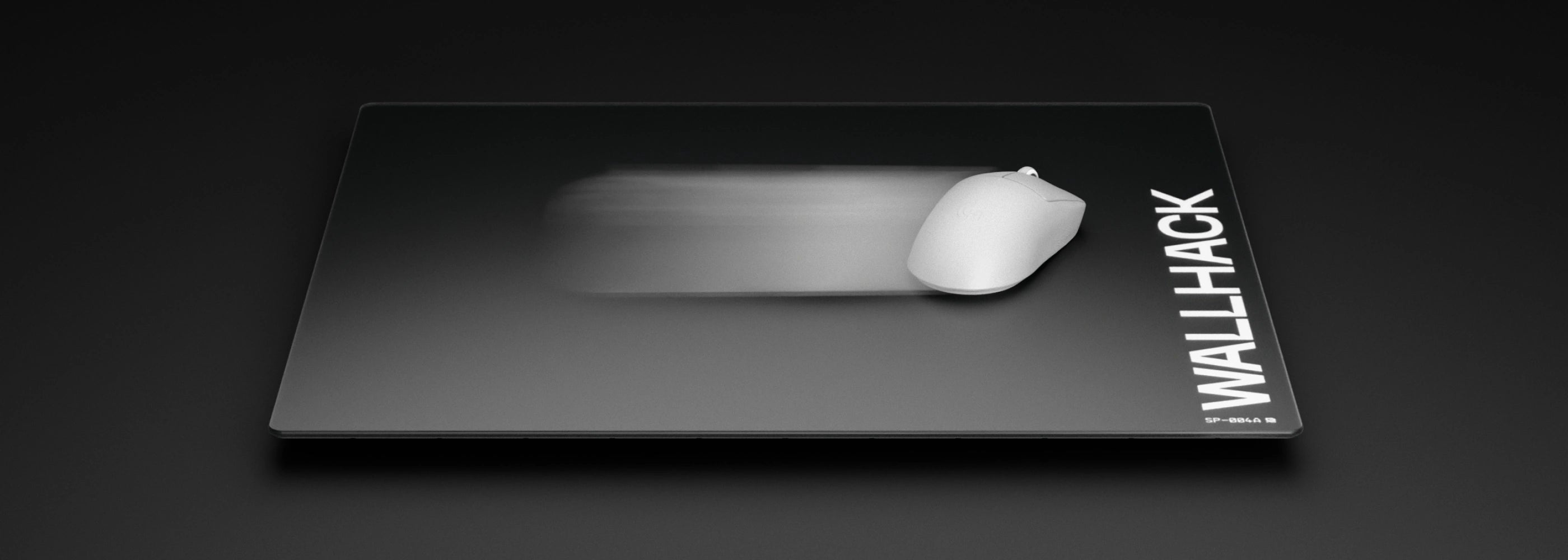 SP-004A Black Glass Gaming Mousepad | Wallhack