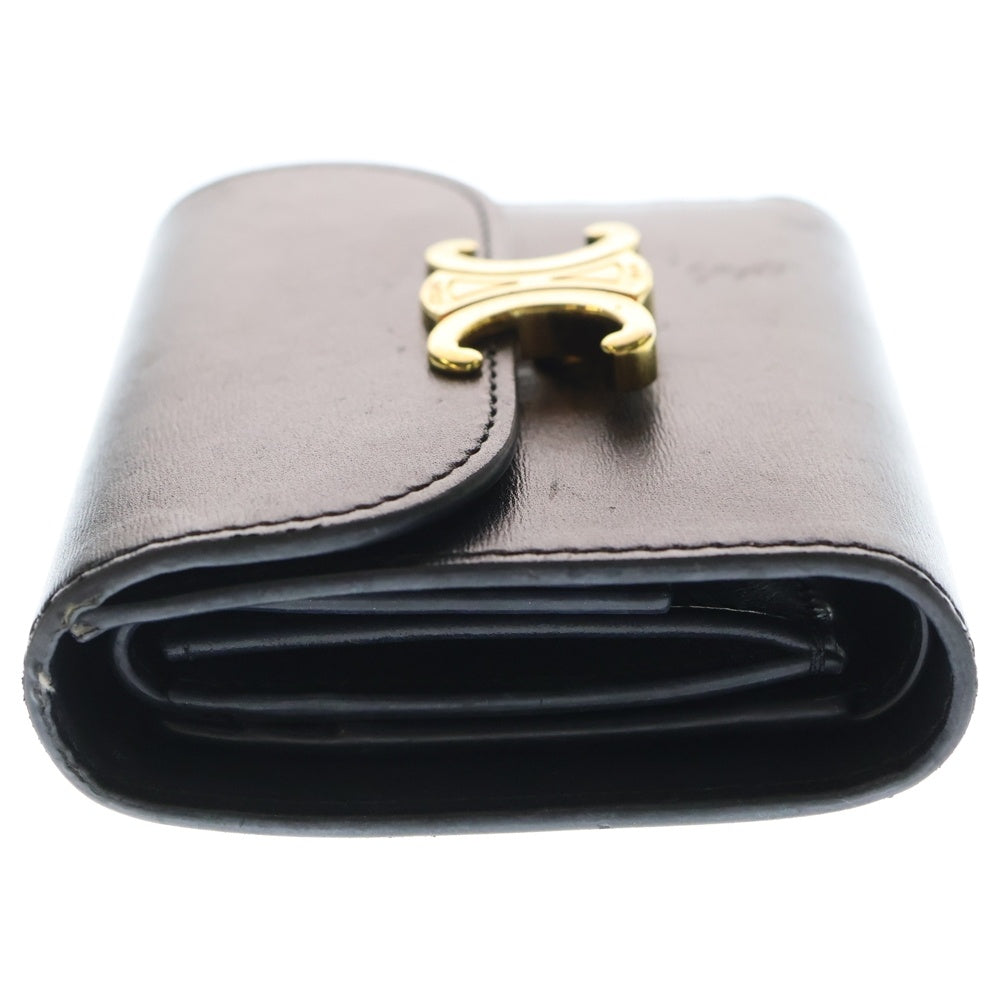 CELINE(セリーヌ) トリオンフ スモールフラップウォレット 三つ折り