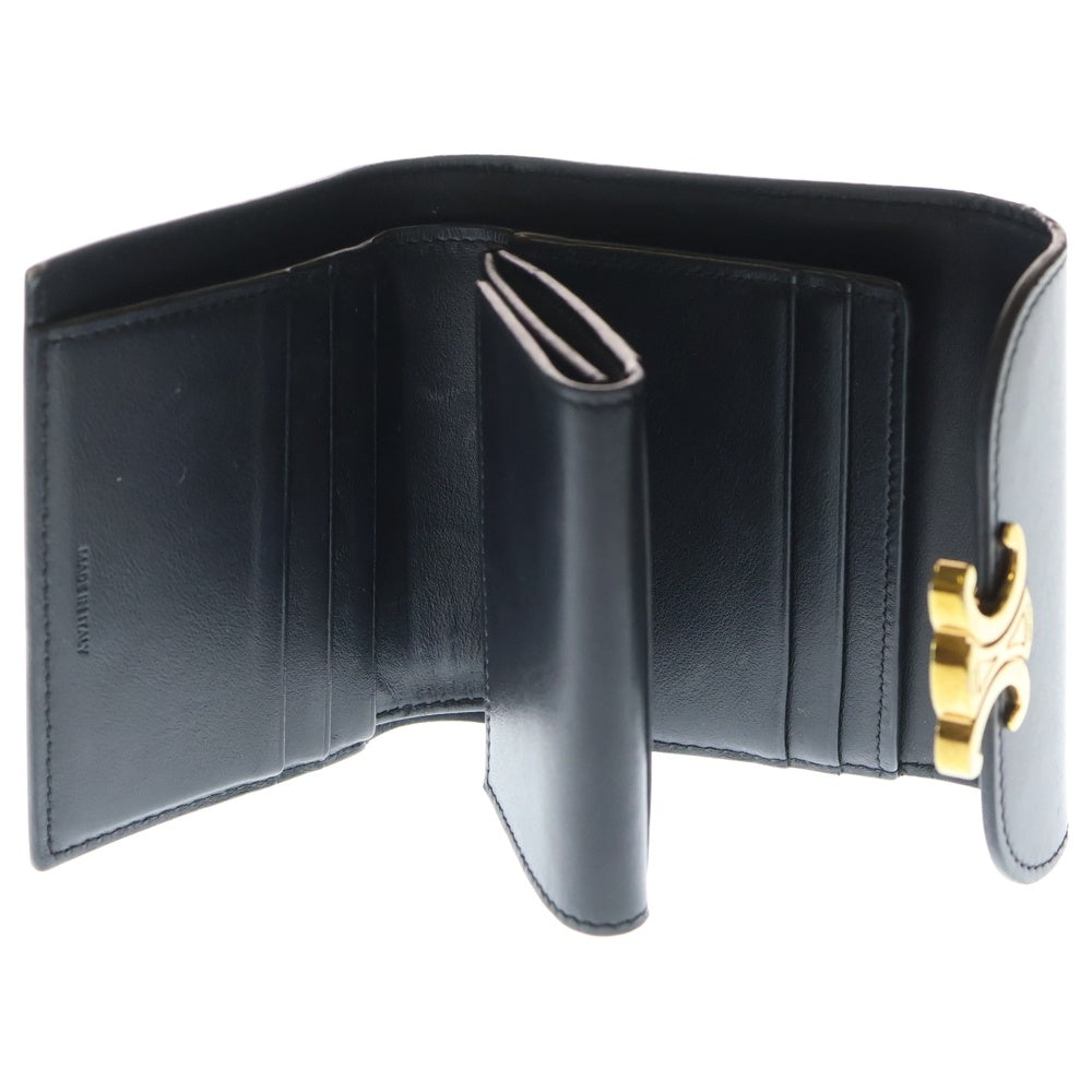 CELINE(セリーヌ) トリオンフ スモールフラップウォレット 三つ折り