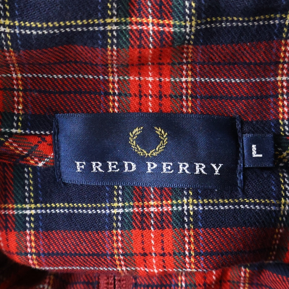 FRED PERRY(フレッドペリー) タータンチェック柄 コットン ハリントン