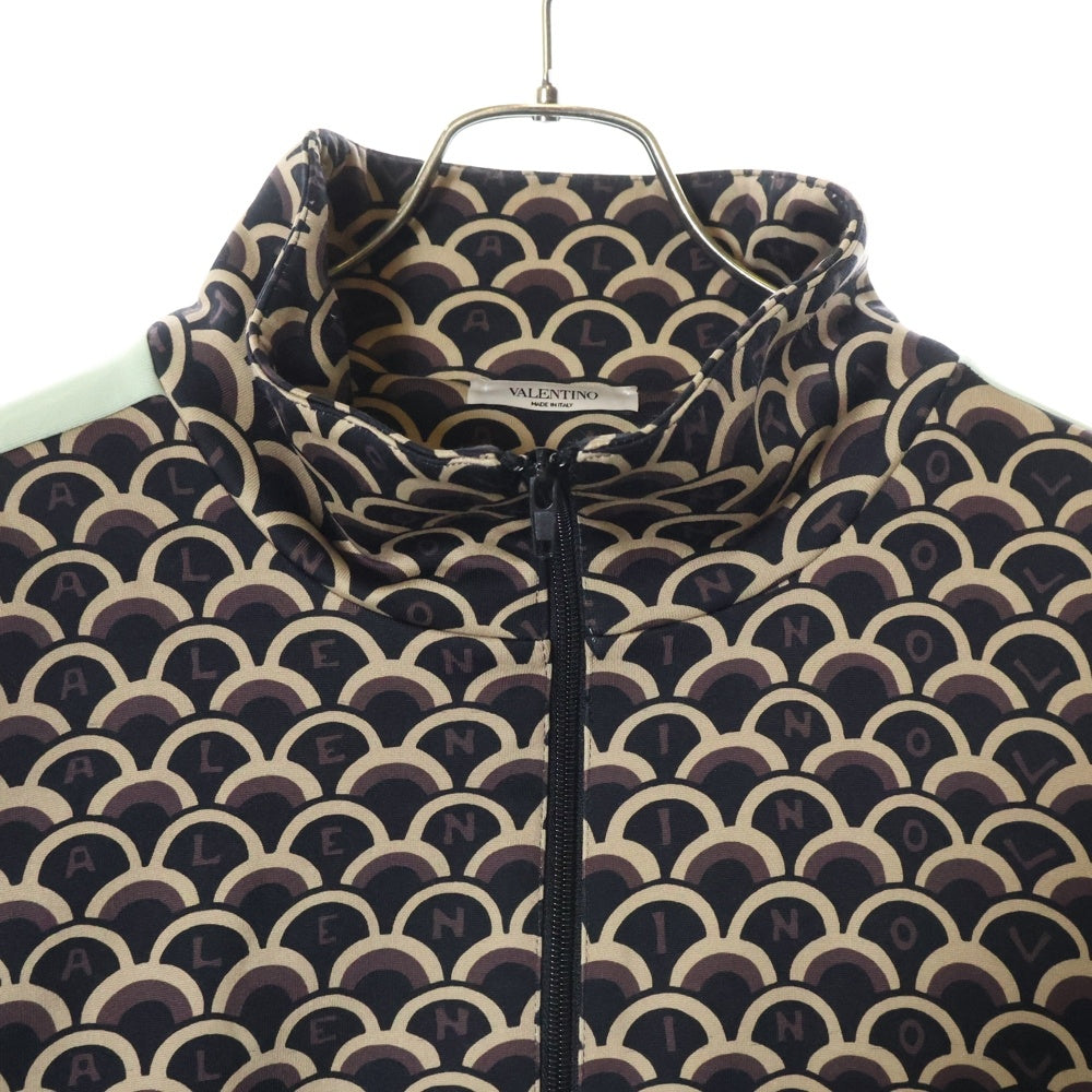 VALENTINO(ヴァレンティノ) ロゴ 総柄プリント サイドライン スタンド