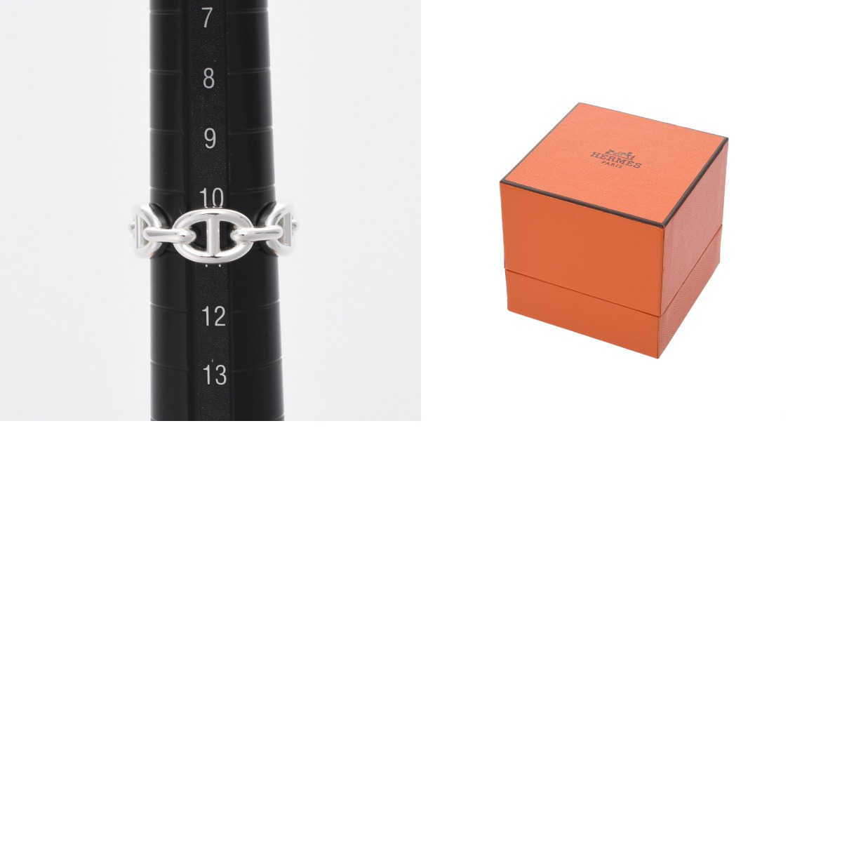 エルメス シェーヌダンクル アンシェネ リング #51 シルバー シルバー