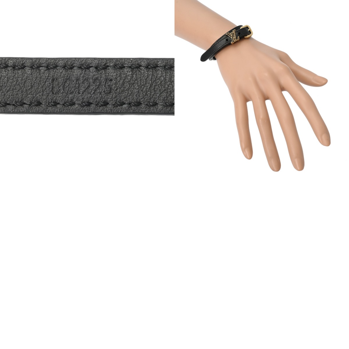 ルイ ヴィトン ブレスレット LV ダーリン ブラック M8912 レザー