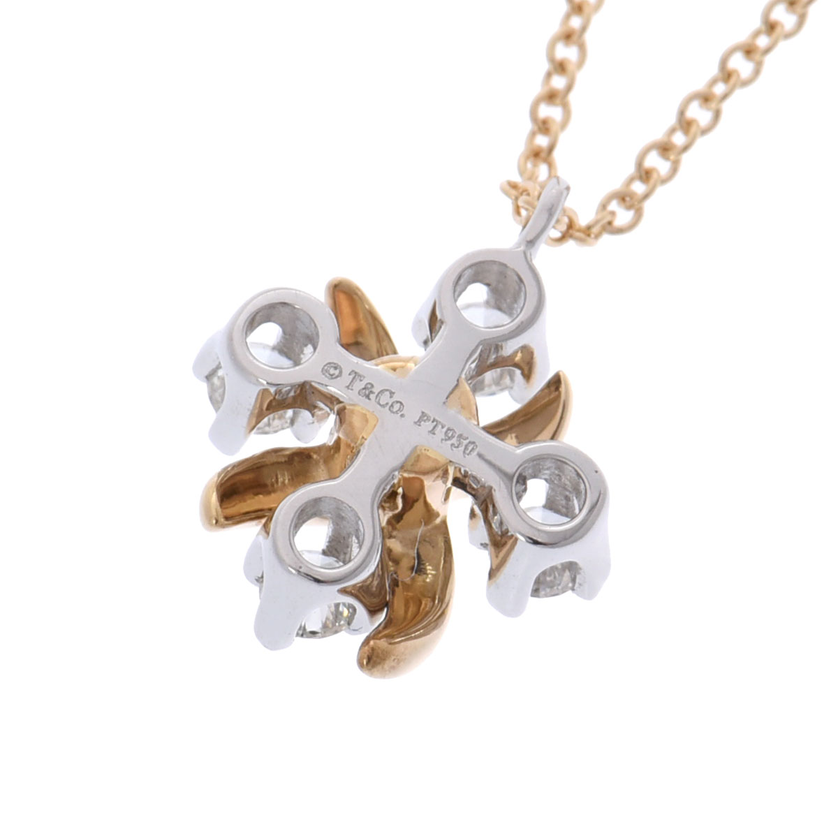 ティファニー ジャン シュランバージェ リン ネックレス 4PD K18