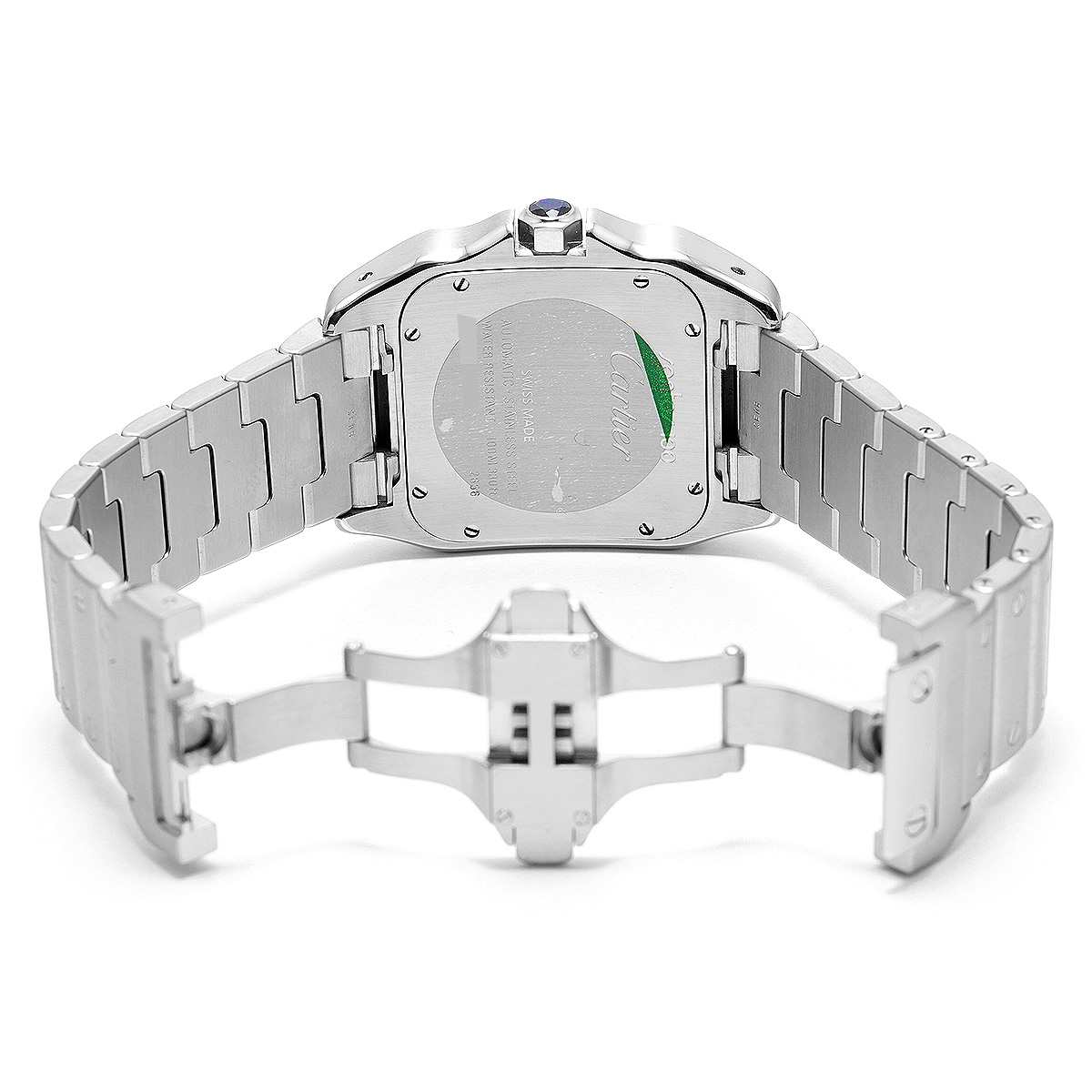 カルティエ / CARTIER サントス 100 LM W200737G シルバー メンズ 時計