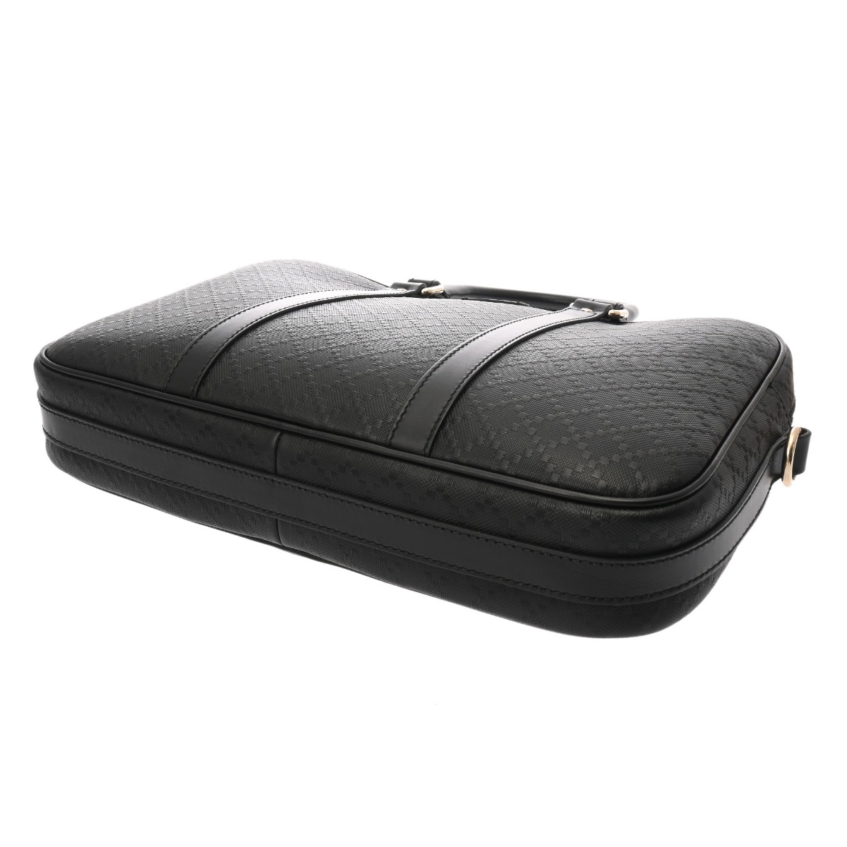 グッチ ディアマンテ ブリーフケース ブラック 344357 レザー