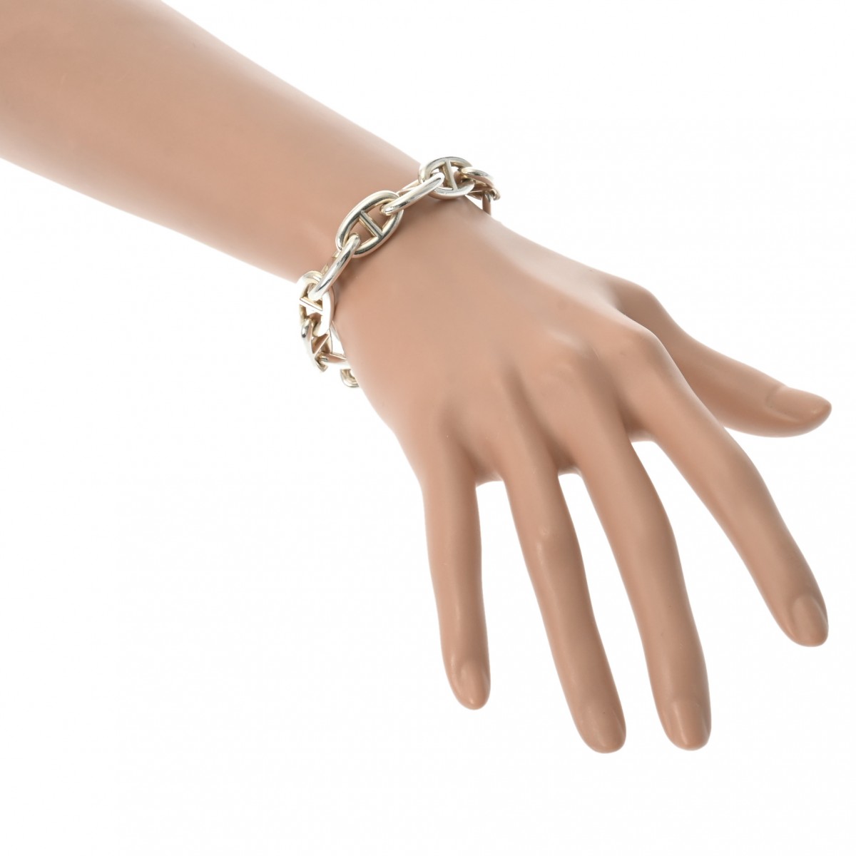 エルメス シェーヌダンクルブレスレット GM 13コマ シルバー シルバー