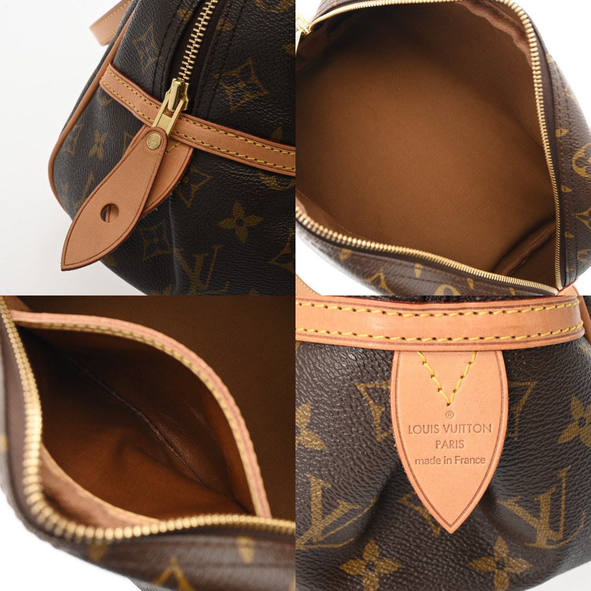 ルイ ヴィトン モノグラム モントルグイユ PM ブラウン M95565