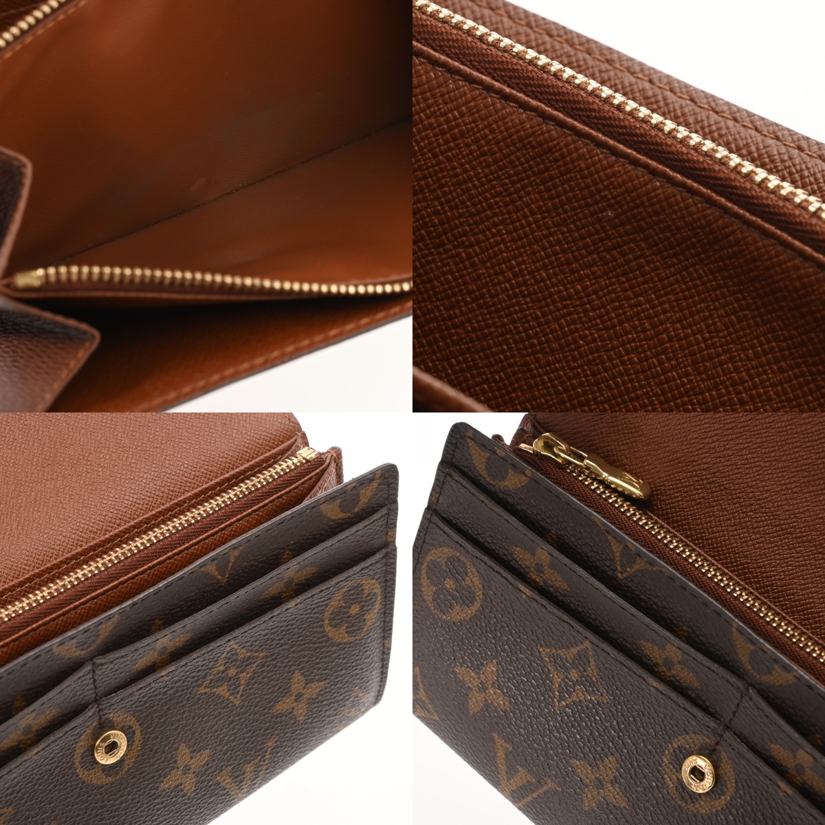 ルイ ヴィトン モノグラム ポルトモネクレディ ブラウン M61724