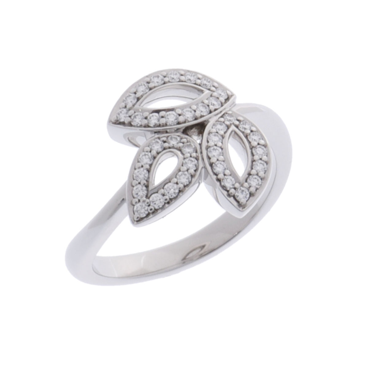 ハリー ウィンストン リリークラスター ミニ リング シルバー